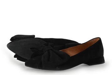 Manfield Ballerinas in maat 41 Zwart, Kleding | Dames, Verzenden, Zwart, Ballerina's, Manfield