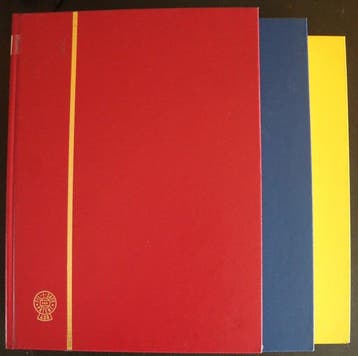 België - Drie verzamelalbums van Belgische postzegels, Gestempeld