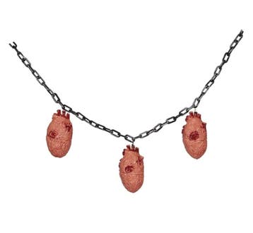 Halloween Ketting 3 Harten 1,2m, Verzenden, Nieuw