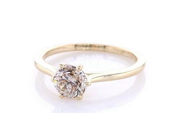 Zonder minimumprijs - Ring - 14 karaat Geel goud - 0.70ct.