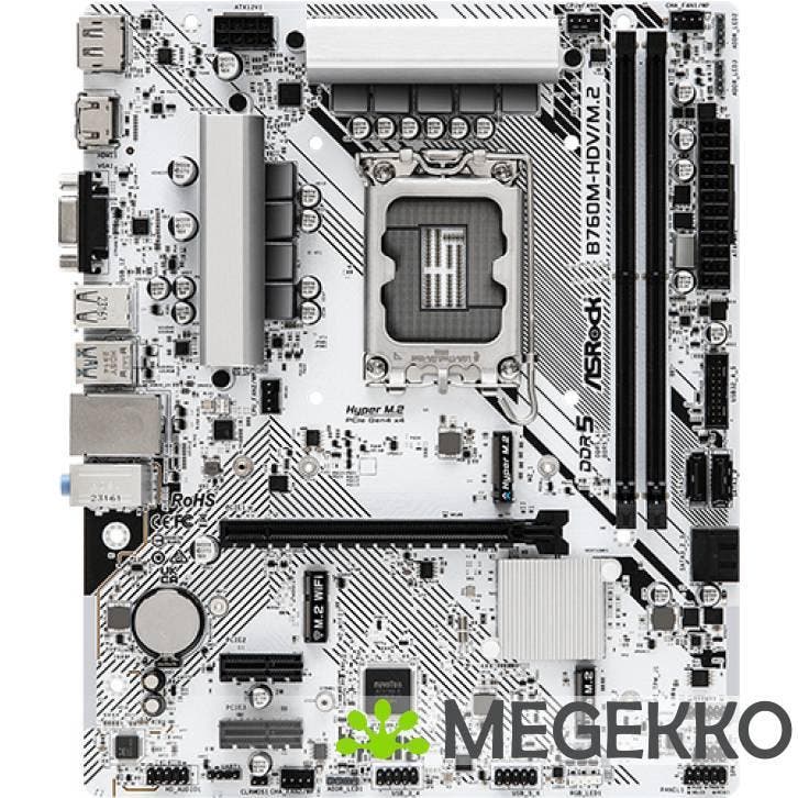 Asrock B760M-HDV/M.2, Computers en Software, Moederborden, Nieuw, Verzenden