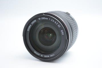Sigma AF Zoom 18-200mm F3.5-6.3 DC for Pentax K Cameralens, Nieuw
