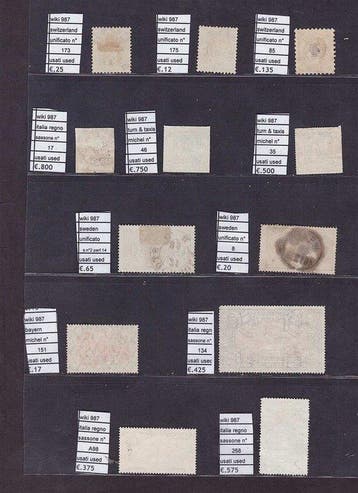 Wereld 1850 - Prachtige collectie postzegels, uitsluitend