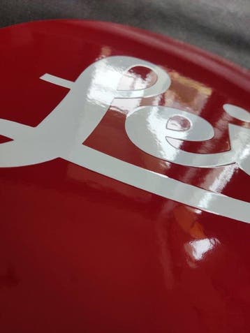 Leica - Photo Leica Camera enamel sign Emailschild Emaille