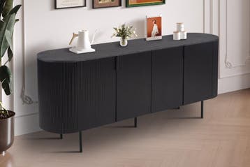 Lagos dressoir , kleur donkerbruin (nieuw, outlet), Nieuw, Overige materialen