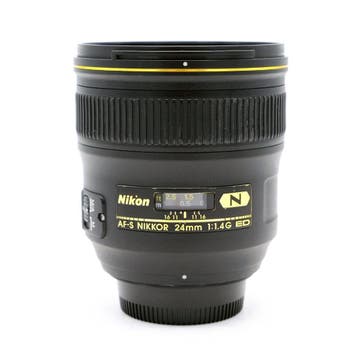 Nikon 24mm F1.4G ED AF-S Nikkor Objectief (Occ), Audio, Tv en Foto, Foto | Lenzen en Objectieven, Ophalen of Verzenden, Gebruikt