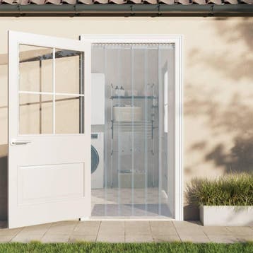 vidaXL Deurgordijn 200x1,6 mm 50 m PVC transparant, Verzenden, Nieuw