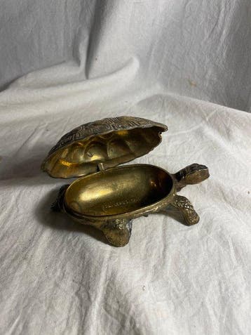 Asbak - vide poche ou cendrier Tortue - Messing/brons