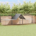 vidaXL Kippenren 6x2x2 m gegalvaniseerd staal, Verzenden
