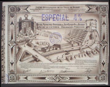 Espagne. Excmo Ayuntamiento de la Villa de Bilbao