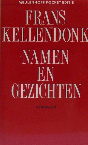 Namen en gezichten - Kellendonk, Boeken, Verzenden, Nieuw