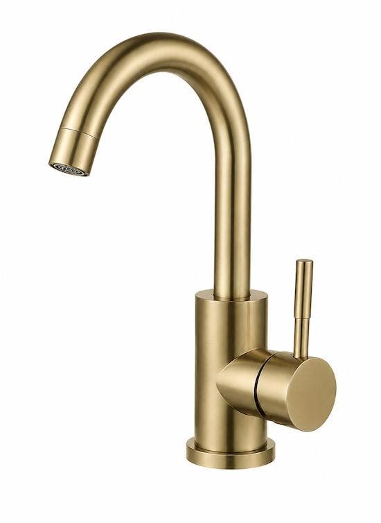 SALE - Skar - Goud - Wastafelkraan / Keukenkraan -, Doe-het-zelf en Bouw, Sanitair, Nieuw, Ophalen of Verzenden