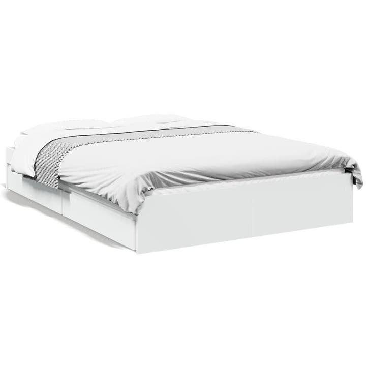 Bedframe 120x200cm Wit | Retour Deal | Opruimen & Besparen, Huis en Inrichting, Slaapkamer | Bedden, 120 cm, 200 cm, Wit, Nieuw