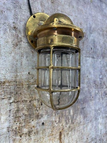 Cage light - Laiton, Verre