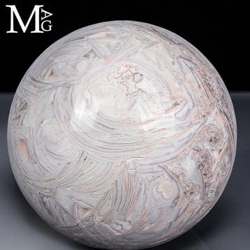 Extreem zeldzaam - Grote Mexicaanse Lace-agaat Bol -