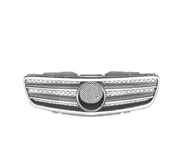 Calandre Sport Amg Pour Mercedes Sl R230 01-12 Chromé Argent, Verzenden