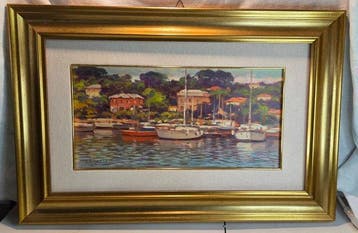 Paolo Bigazzi (1945) - Porto di Rapallo - 1985, Antiek en Kunst