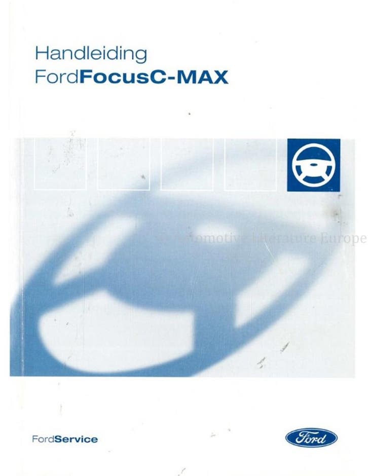 2004 FORD FOCUS C-MAX INSTRUCTIEBOEKJE NEDERLANDS, Autos : Divers, Modes d'emploi & Notices d'utilisation