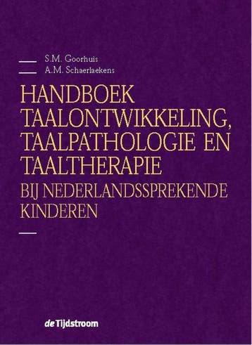 Handboek taalontwikkeling, taalpathologie en taaltherapie, Boeken, Verzenden, Gelezen, Sieneke Goorhuis-Brouwer