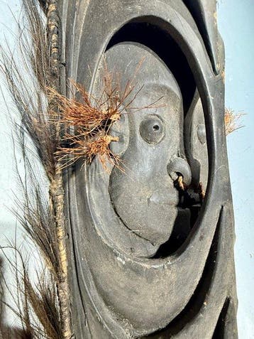 Oude Midden-Ramu-cultfiguur uit de jaren zeventig -, Antiek en Kunst