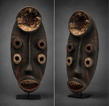 UITZONDERLIJK RITUËEL GRÉBO MASKER – Ivoorkust / Liberia -