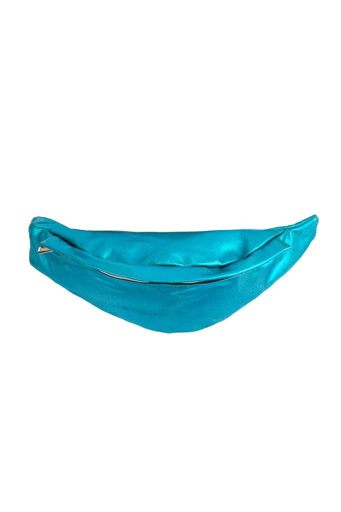 KIMU® Heuptasje Blauw Rond Metallic Fanny Pack met Achtervak, Bijoux, Sacs & Beauté, Sacs | Sacs Femme, Enlèvement ou Envoi