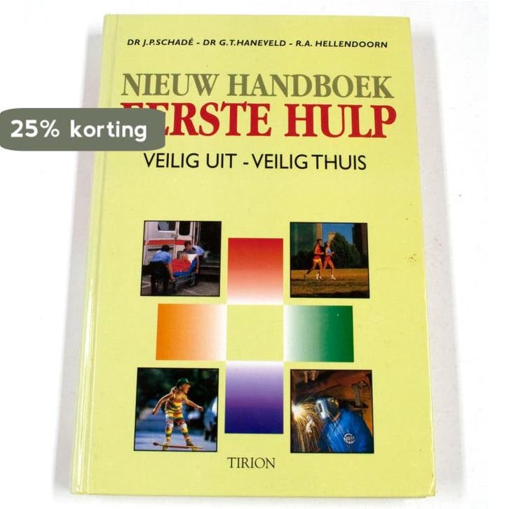 NIEUW HANDBOEK EERSTE HULP 9789051213720 Schade, Boeken, Gezondheid, Dieet en Voeding, Zo goed als nieuw, Verzenden