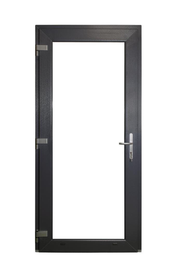 Deur volglas Premium Plus Kwaliteit b98 x h215 cm antraciet, Doe-het-zelf en Bouw, Deuren en Vliegenramen, Nieuw, Glas, Kunststof