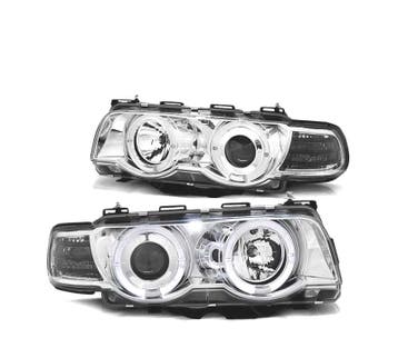 PHARES BMW E38 98-01 ANGEL EYES CHROMÉ, Verzenden, Neuf