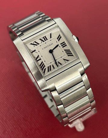 Cartier - Tank Française - WSTA0074 - Homme - 2023, Nieuw
