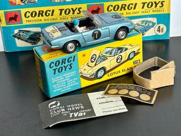 Corgi 1:43 - Voiture miniature - Lotus Elan S2 - Neuf dans
