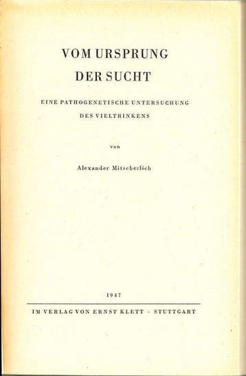 Mitscherlich, Stierlin, Tramer u.a. - RARITÄT Dissertationen