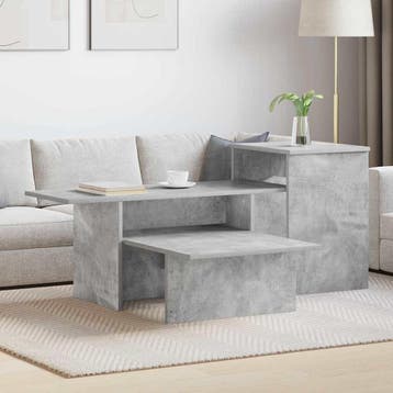 vidaXL Wandtafel Beton Grijs 91,5 x 35 x 38,5 cm Bewerkt, Verzenden