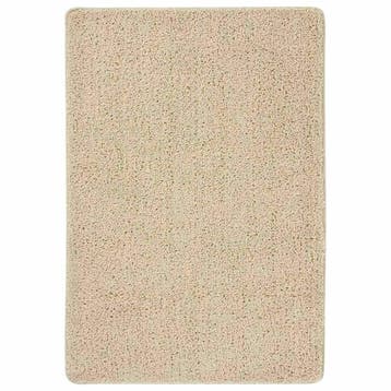 vidaXL Vloerkleed shaggy anti-slip 160x230 cm crèmekleurig, Verzenden, Nieuw