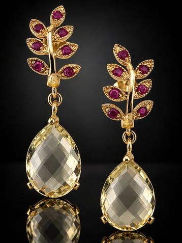 Sans prix de réserve - Boucles doreilles Boucles doreilles, Handtassen en Accessoires, Nieuw