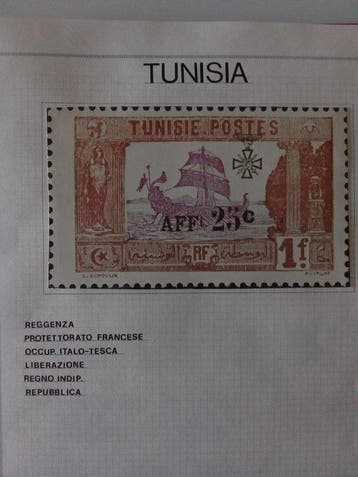 Afrique - Collection de timbres Tunisie, Algérie, Maroc,, Gestempeld