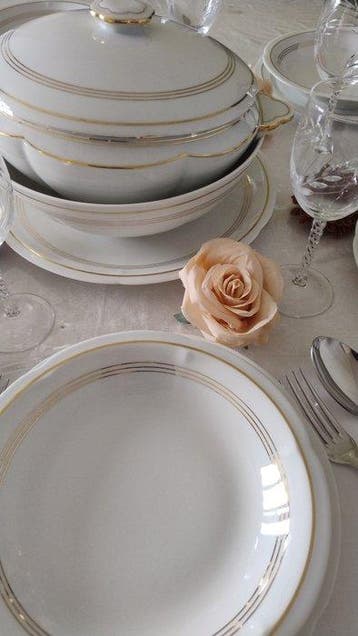 Limoges, Charles Arhenfeldt - Eetservies (17) - Porselein