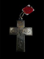 Reliekhouder - Brons, Glas, Textiel - 20e eeuw - Santa Croce, Antiek en Kunst