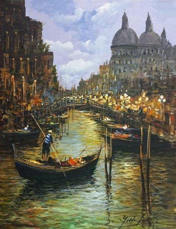 Guido Vuotto (1964) - Bella Venezia (impressionismo)