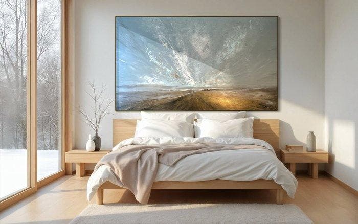 Catalina Anderle - Horizon II - XXL, Antiek en Kunst, Kunst | Schilderijen | Modern