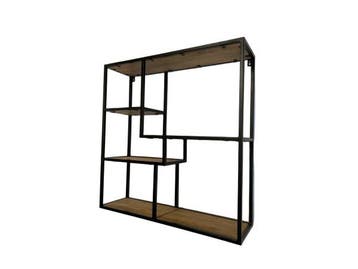 Veiling - Wandschap Mango hout, Huis en Inrichting, Nieuw