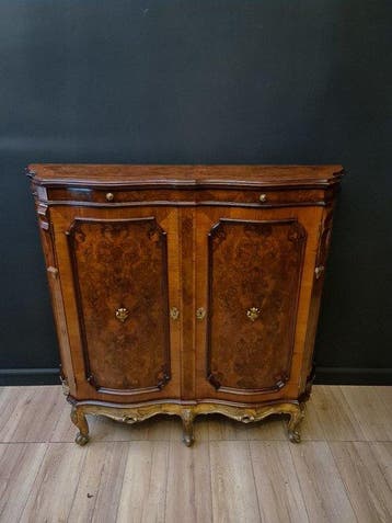 Armoire à liqueurs - Bois, Verre, Antiquités & Art
