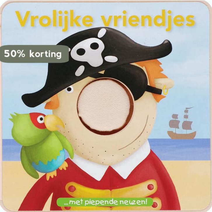 Vrolijke vriendjes... met piepende neuzen 9789059645660, Boeken, Kinderboeken | Baby's en Peuters, Gelezen, Verzenden