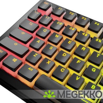 Glorious GPBT Aura V3 Keycaps Zwart, Computers en Software, Verzenden, Nieuw
