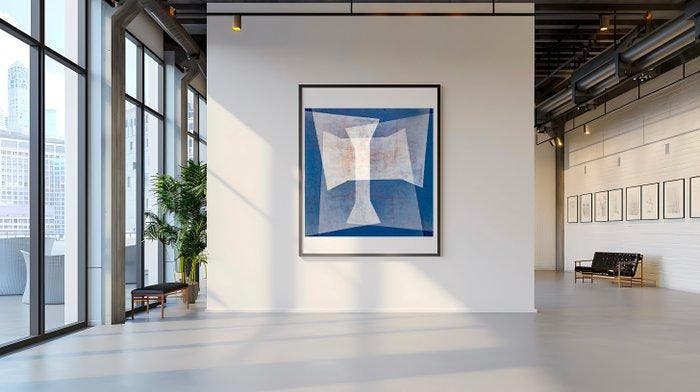Ben Dauchez - Bauhaus Maroc #1 Bleu, Antiquités & Art, Art | Objets design