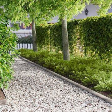 vidaXL Gazonrand 50 st 103 x 10 cm Staal Zilverkleurig, Verzenden