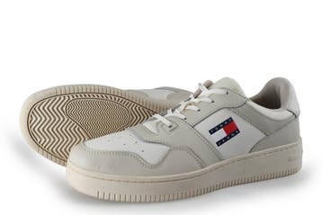 Tommy Jeans Sneakers in maat 45 Beige, Kleding | Heren, Schoenen, Overige kleuren, Verzenden, Zo goed als nieuw, Sneakers