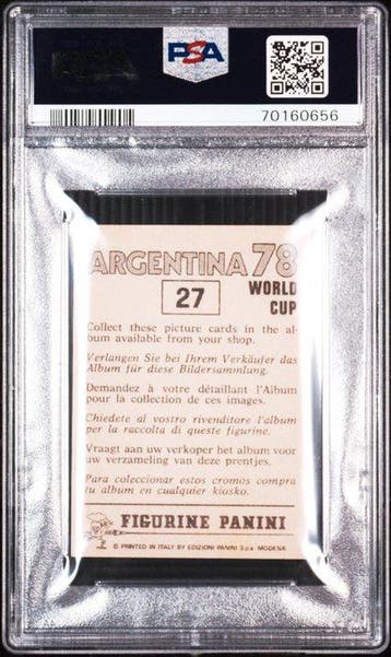 Panini Figurina Pelé Panini World Cup Argentina 78 1978 # 27, Verzamelen, Nieuw