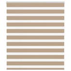 vidaXL Zebra Blind 130x100 cm stofbreedte 125,9 cm polyester, Verzenden