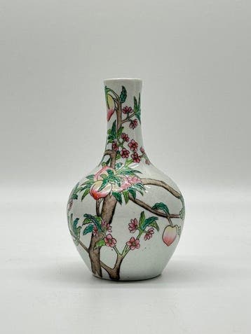 Vase - Émail, Porcelaine - Chine (Sans prix de réserve)